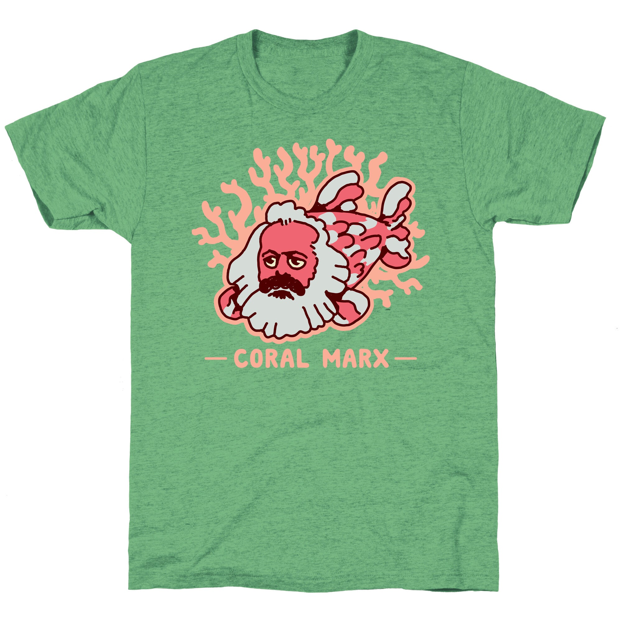 Coral Marx Unisex Triblend Tee